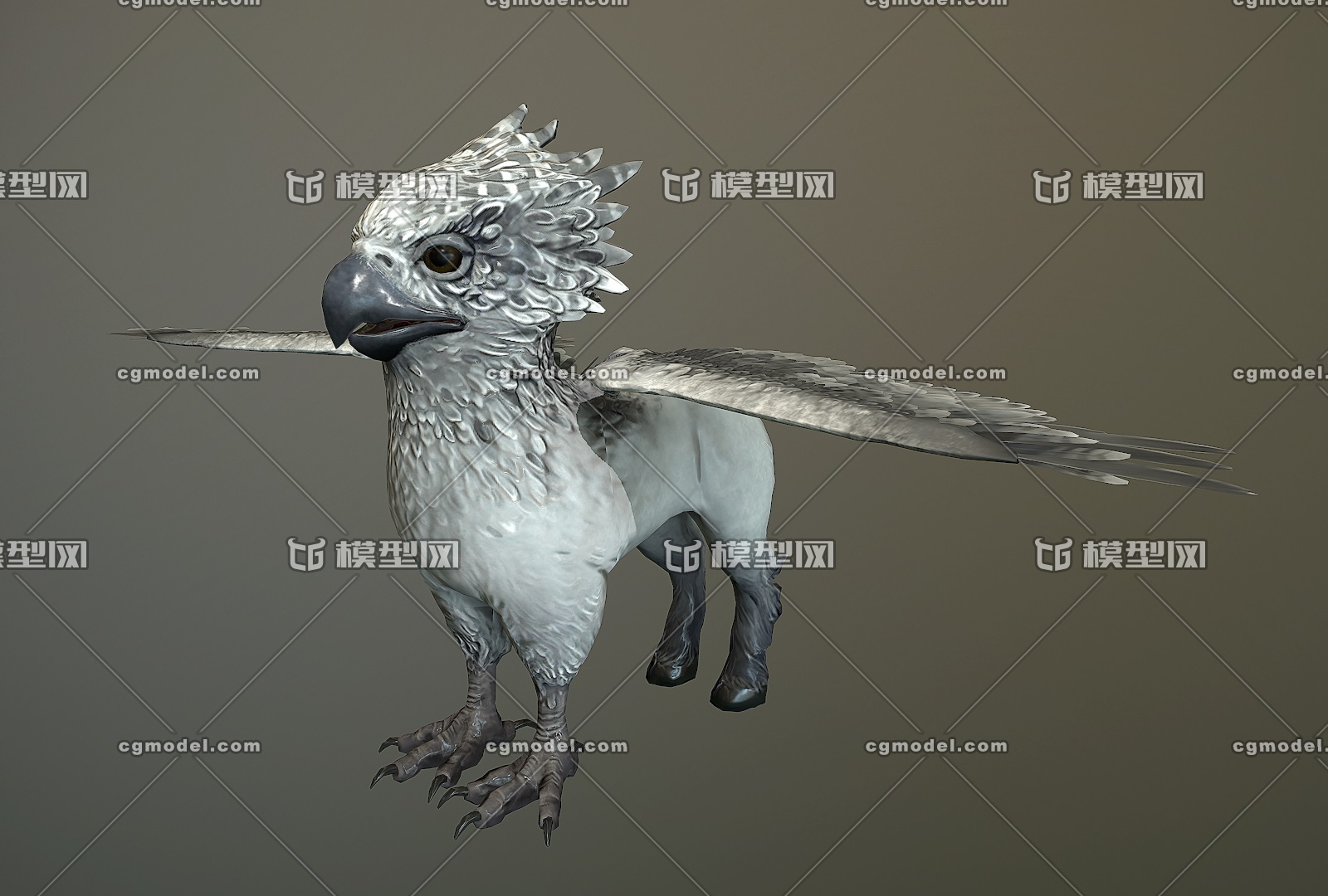 奇幻生物 鹰马兽 幼崽 hippogriff 鹰头马身有翼兽 次世代 神话