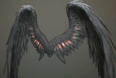天使 羽翼 魔鬼 翅膀 次世代 写实 angel wings