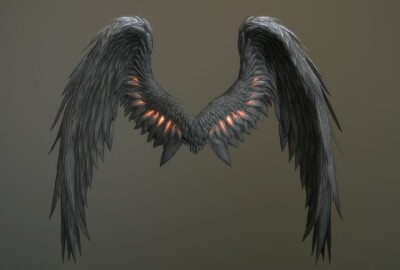 天使 羽翼 魔鬼 翅膀 次世代 写实 angel wings