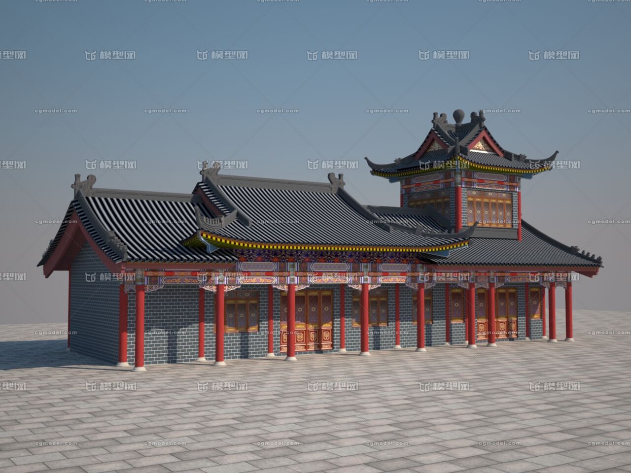 钟鼓楼 厢房 古建筑 古建厢房 古建钟鼓楼 寺庙 庙宇 大殿