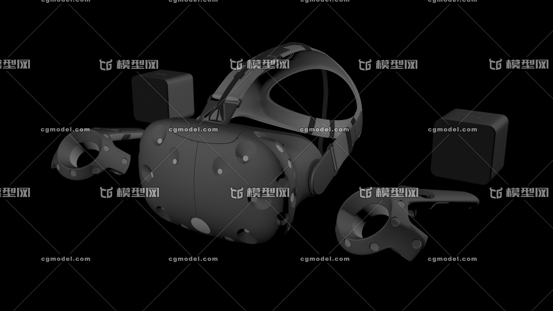 vr眼镜套装 htc vive 虚拟现实 vr 虚拟眼镜 手柄音响