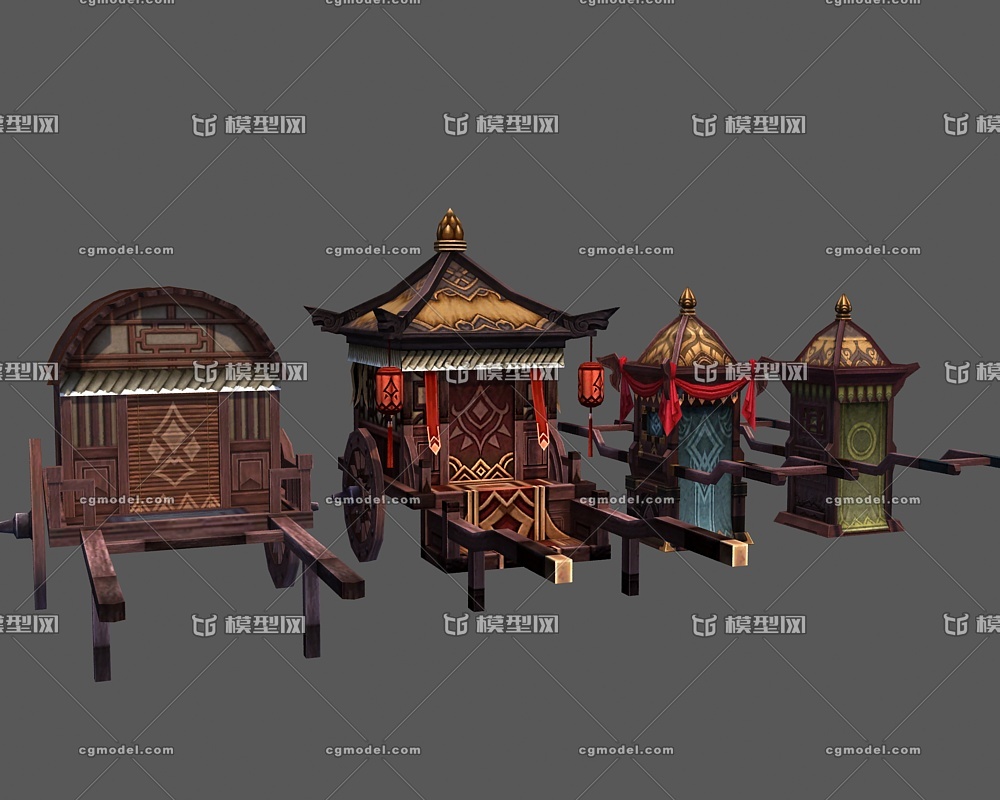 古代各式娇子,抬轿,马车,花轿,轿子,古代轿子