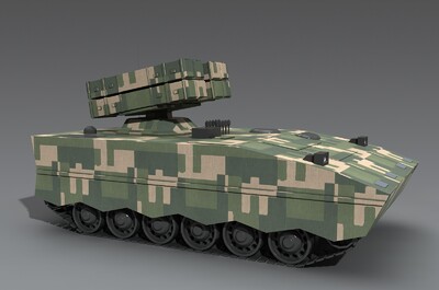红箭10导弹车 反坦克导弹发射车 装甲车 军用 国产坦克