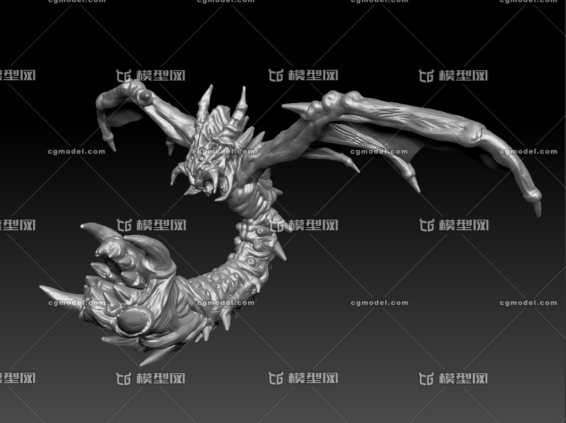 星际争霸—飞龙—3d打印手办