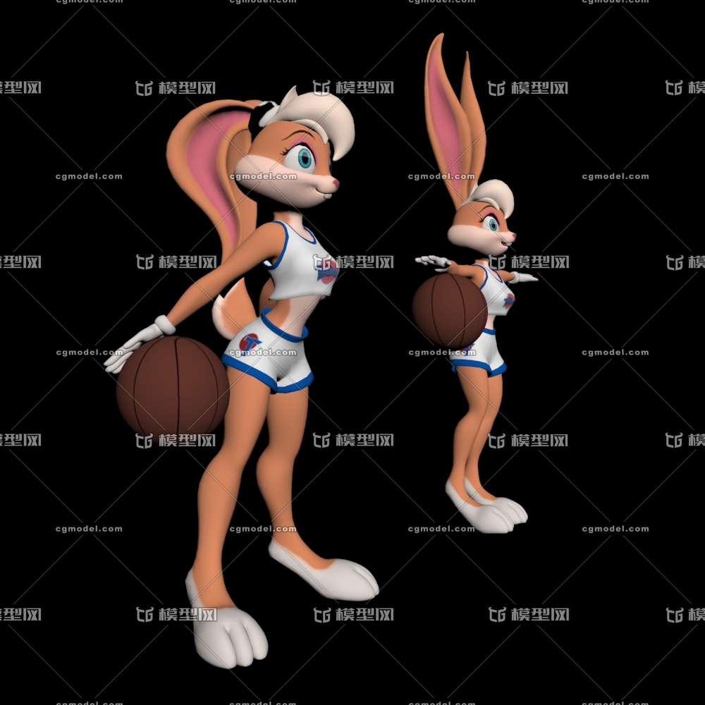 空中大灌篮 罗拉兔 lola bunny