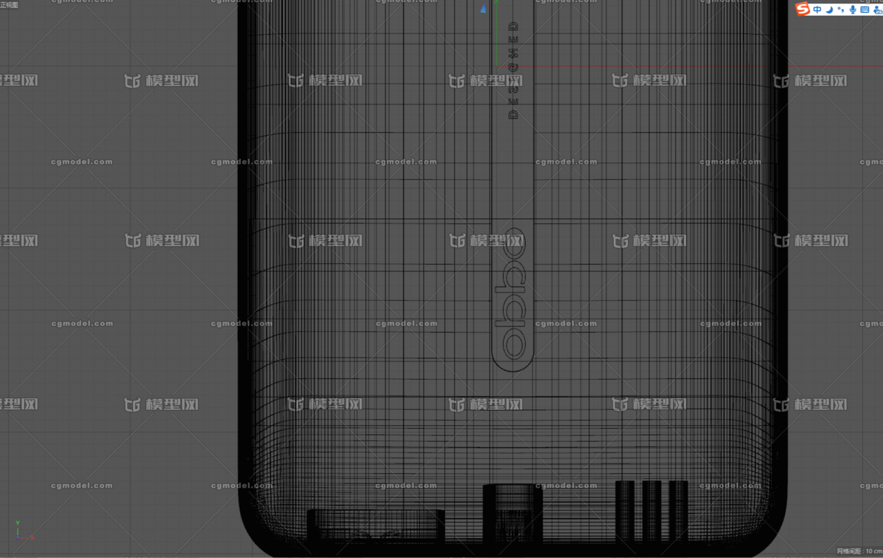 oppo reno 手机产品扫光演绎动画 c4d工程【十一】
