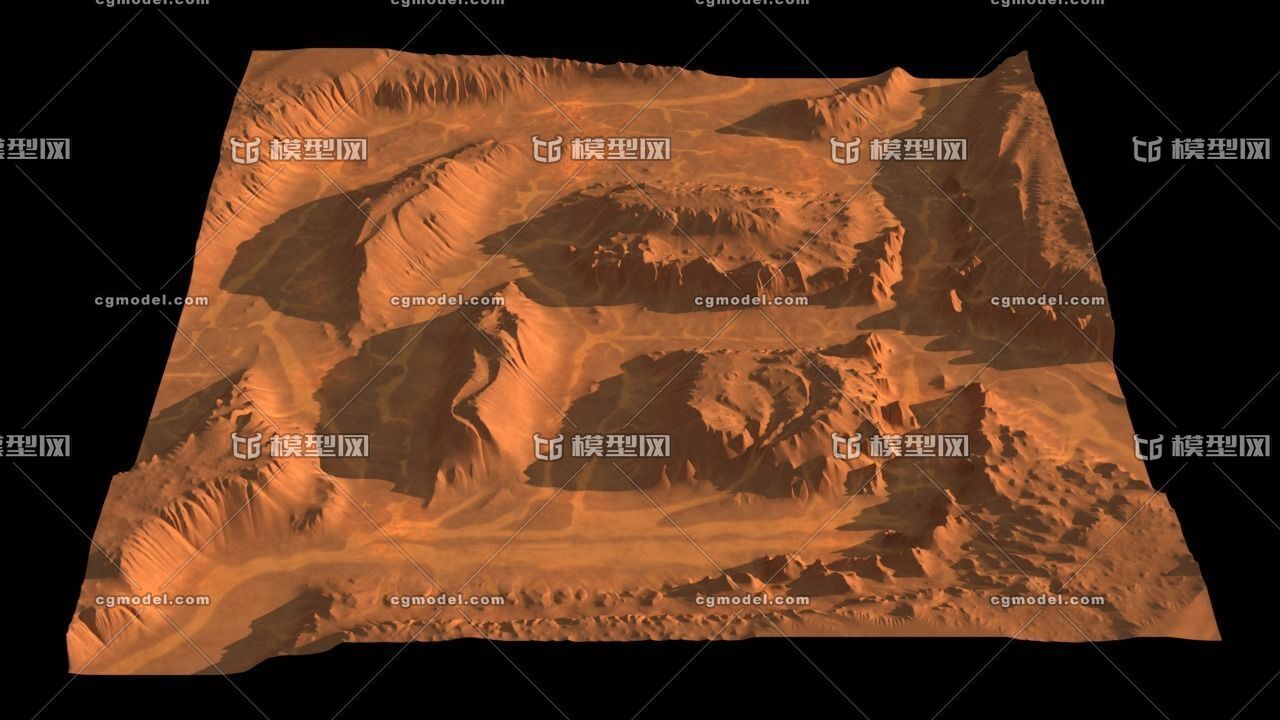 岩石 悬崖 峡谷 山脉 地表 自然 侵蚀风化黄土地 火星外星球地表