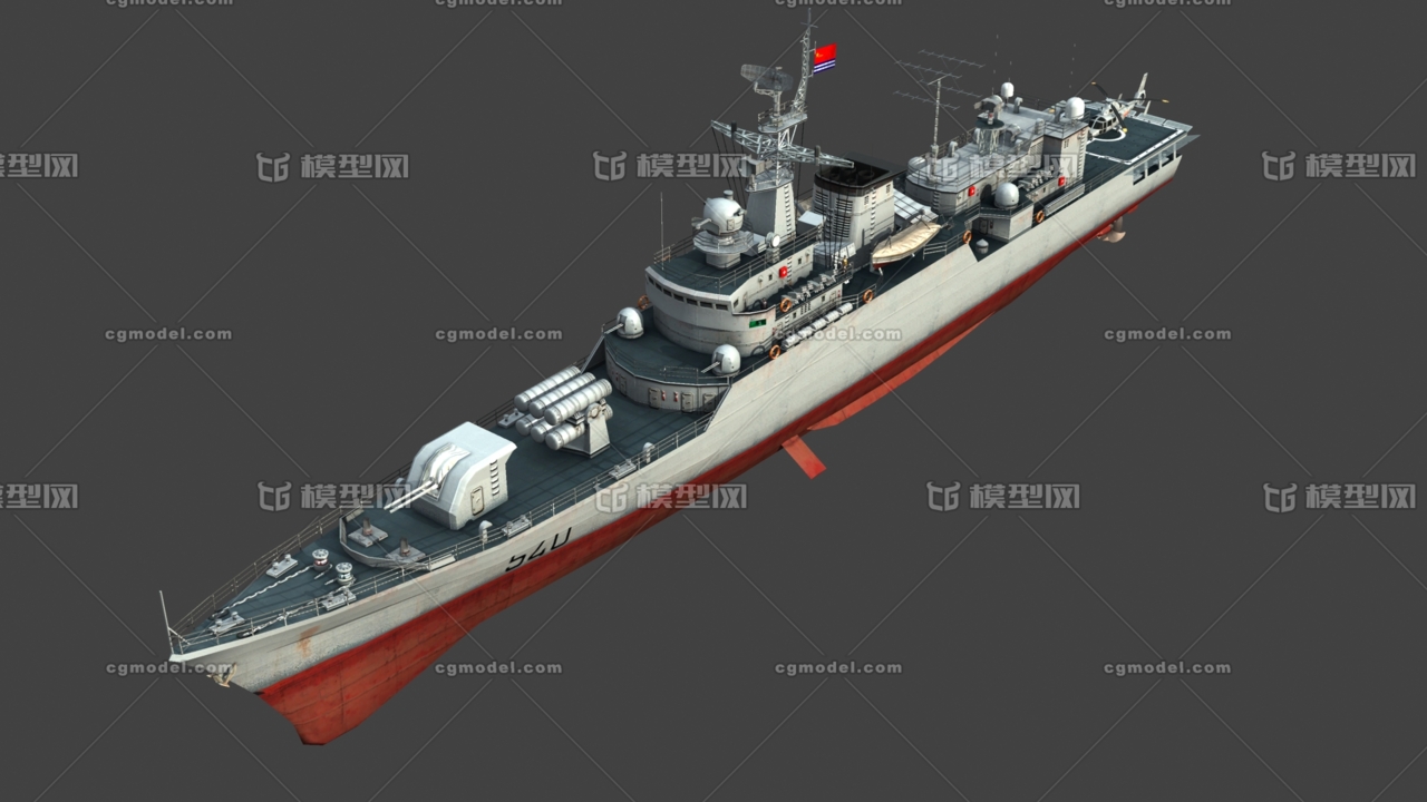 中国海军 053h2g级导弹护卫舰 540舰 江卫级 淮南号
