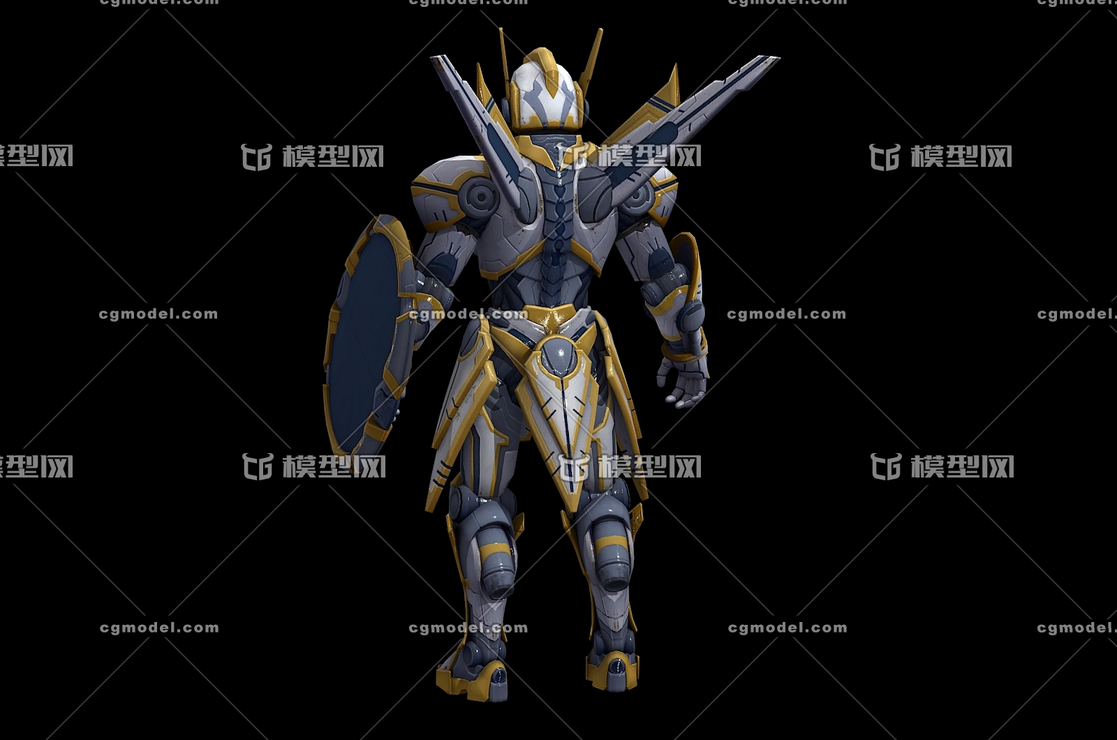 次世代宇宙机甲战士 骑士 科幻 科技 铠甲 机甲 武器