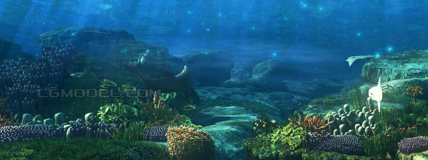 海底场景 珊瑚 海底世界 礁石 珊瑚礁 海鱼 鱼 海底石头 海底生物