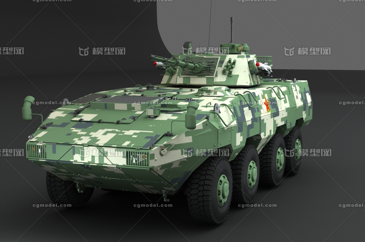 解放军zbl-09步兵战车 09式轮式步兵战车 zbl-08 8×8轮式步兵战车