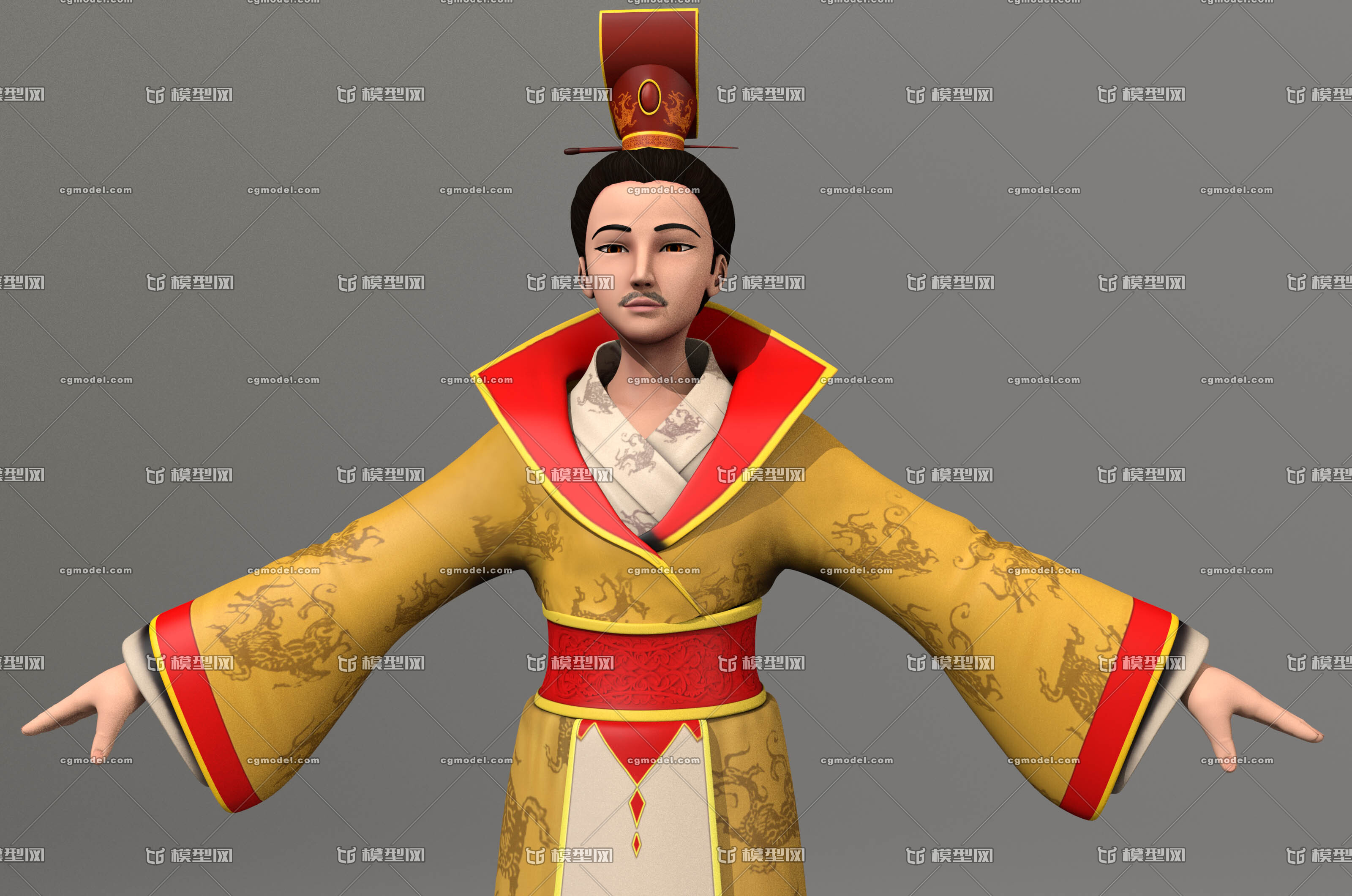 【带绑定表情】 古代皇帝 汉朝皇帝 秦朝帝皇 卡通皇帝 古代人物 卡通
