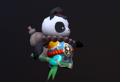 卡通q版功夫熊猫有动画panda