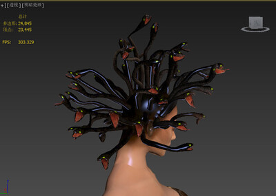 美杜莎_希腊神话_lee0707作品_人物女人_cg模型网