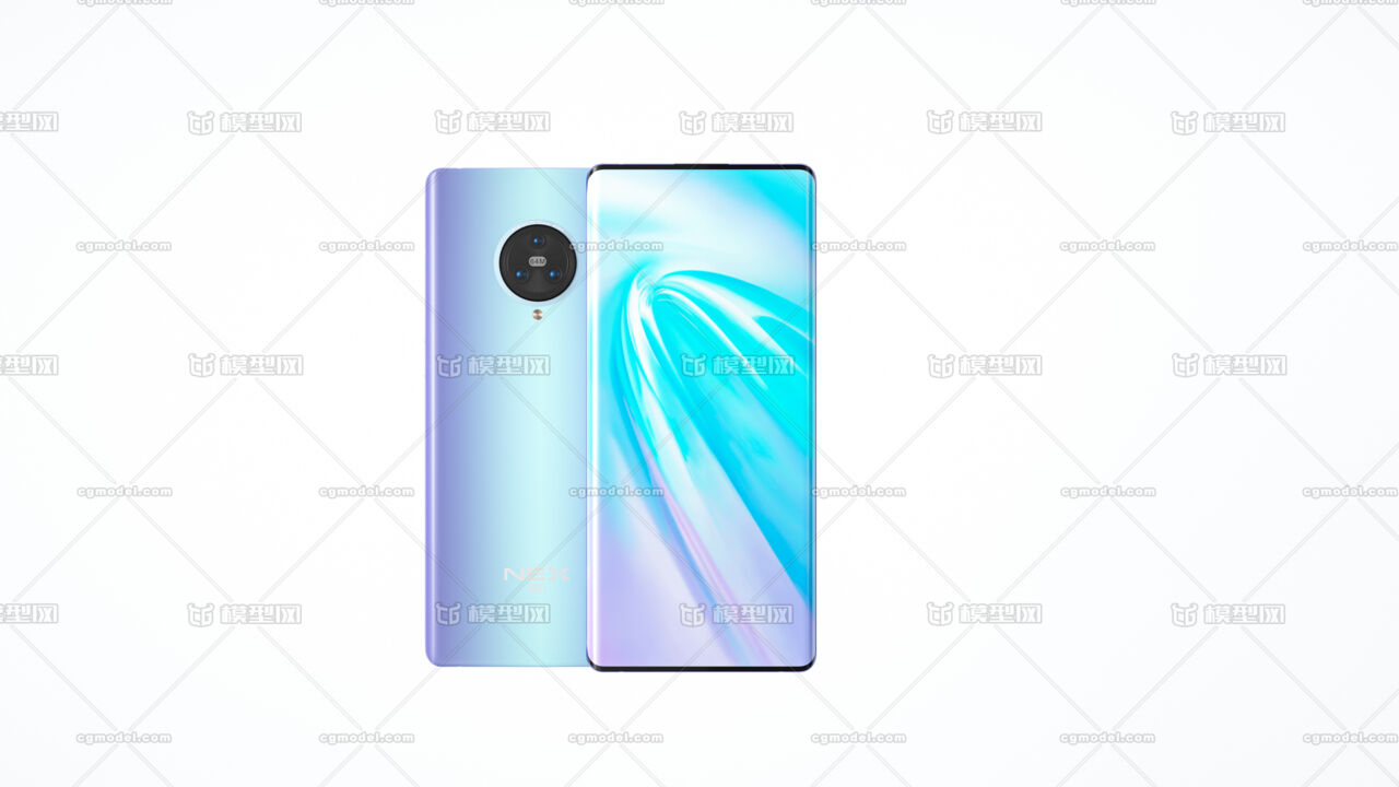 vivo nex3 5g手机模型 高通骁龙855plus瀑布屏闪充音乐游戏拍照手机