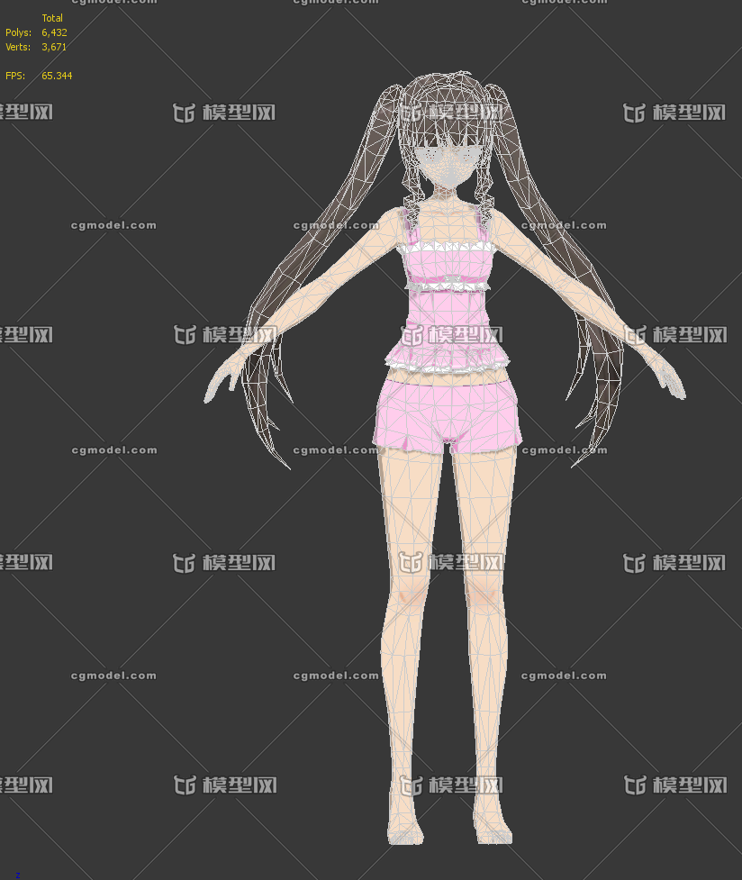 手绘 卡通 q版 可爱 二次元 小女孩 内衣 睡衣 泳装 乖乖女 美女 萝莉