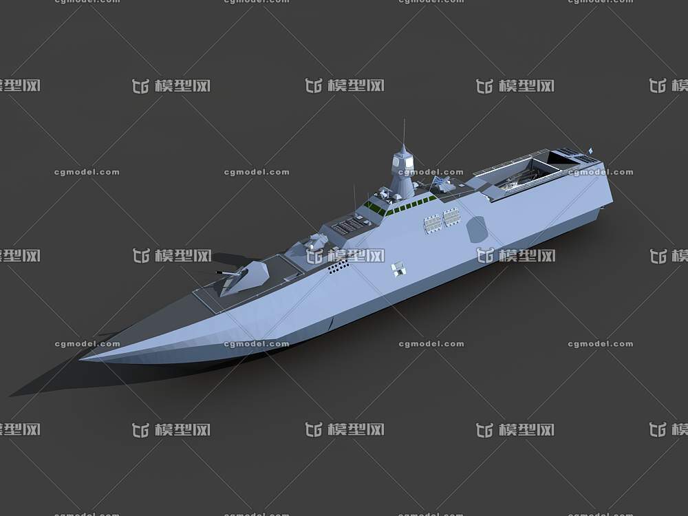 希腊海军萨拉米斯级护卫舰3d模型护卫舰obj萨拉米斯级fbx军舰3dsmax