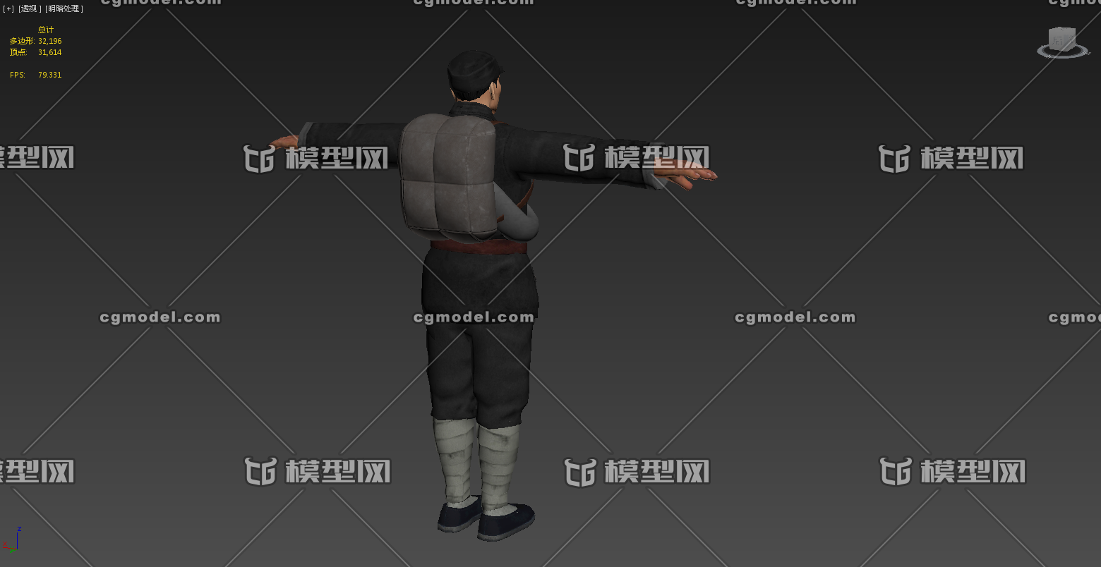 八路 新四军 红军_we850793696作品_人物男人_cg模型网