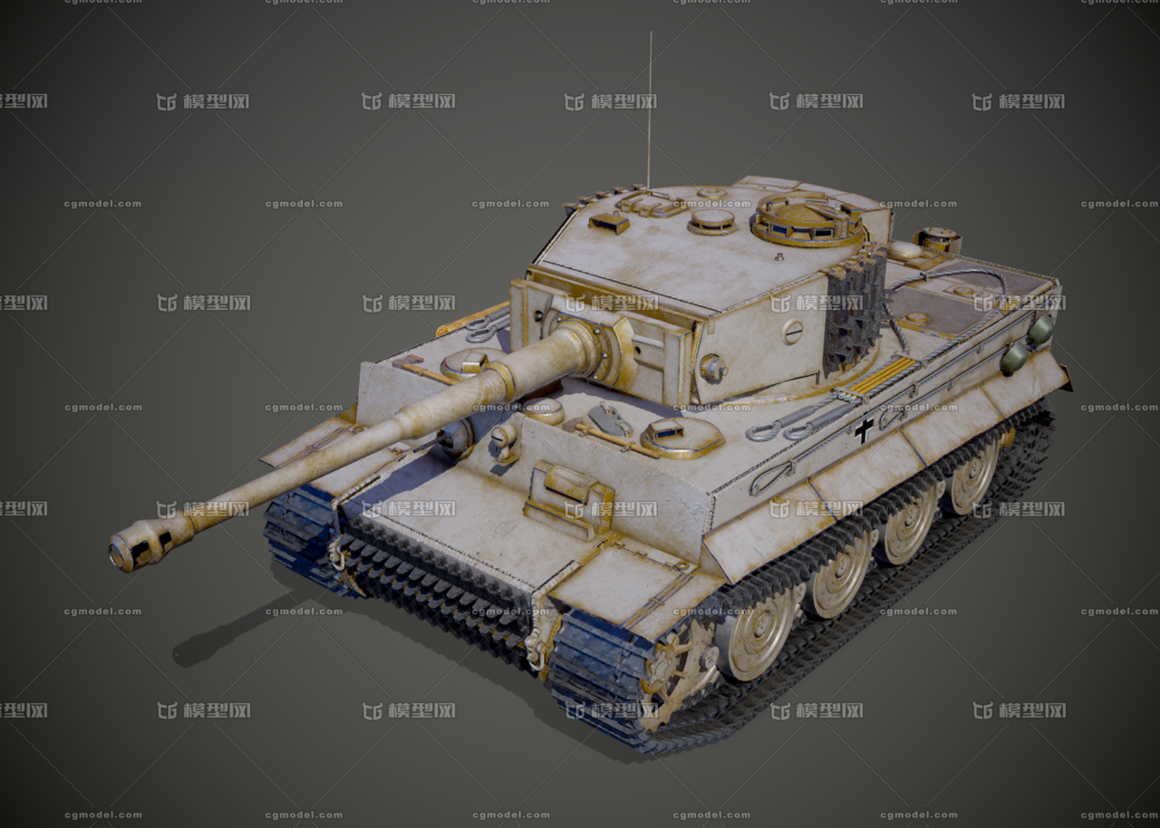 次世代 pbr 二战 德军 虎vi 虎式重型坦克 sd.kfz.