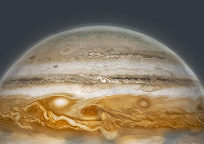 木星 4k贴图 高质量 八大行星 木星大红斑 木星涡旋 太阳系 银河系