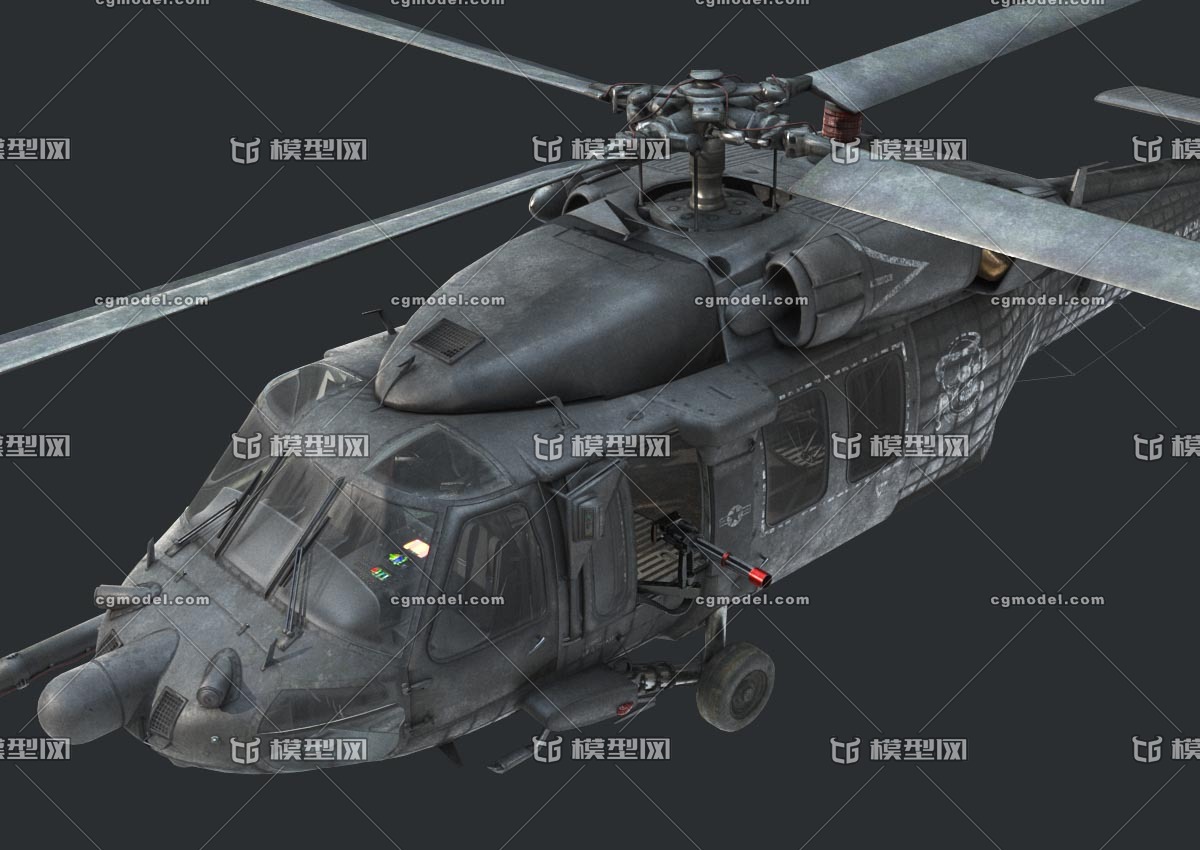 mh-60 海鹰直升机 双引擎直升机 美国海军 特种直升机