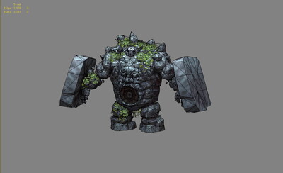 石头人 岩魔 巨石傀儡 石头怪物 山神 山灵 巨石怪物