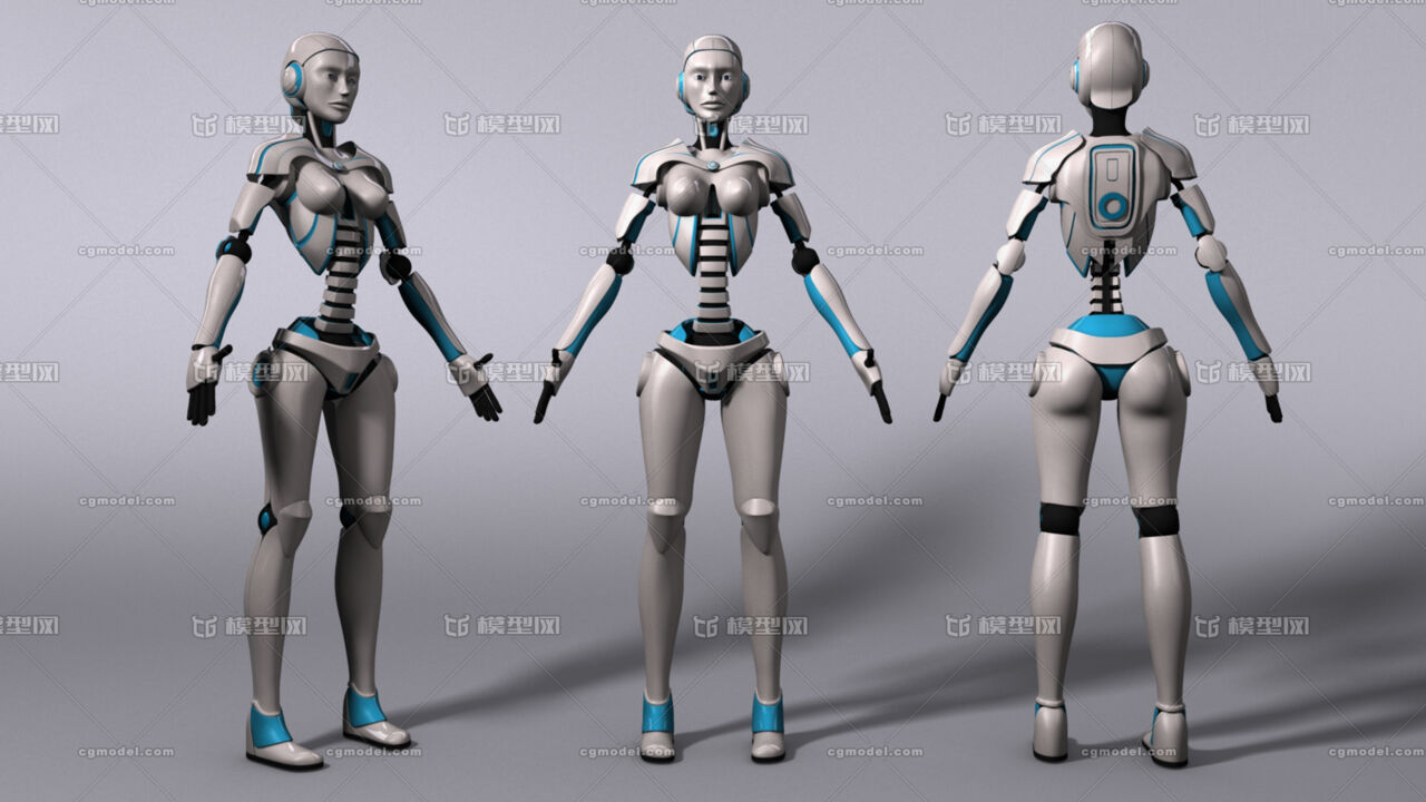 女机器人 已绑定 女战士 女生化人 机器人管家 机器人保姆 仿真机器
