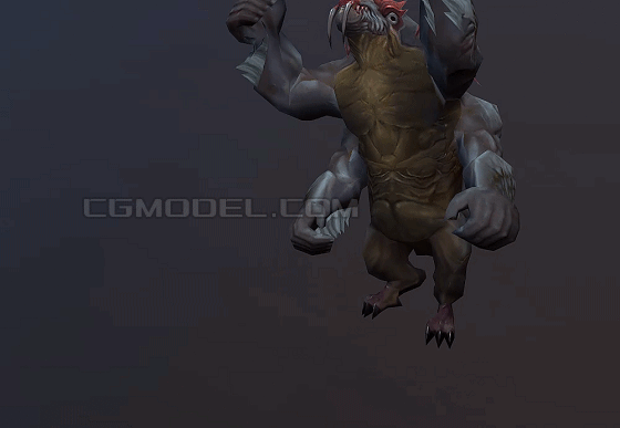 手绘 狒狒 妖怪【有动画】猩猩 怪物 monster