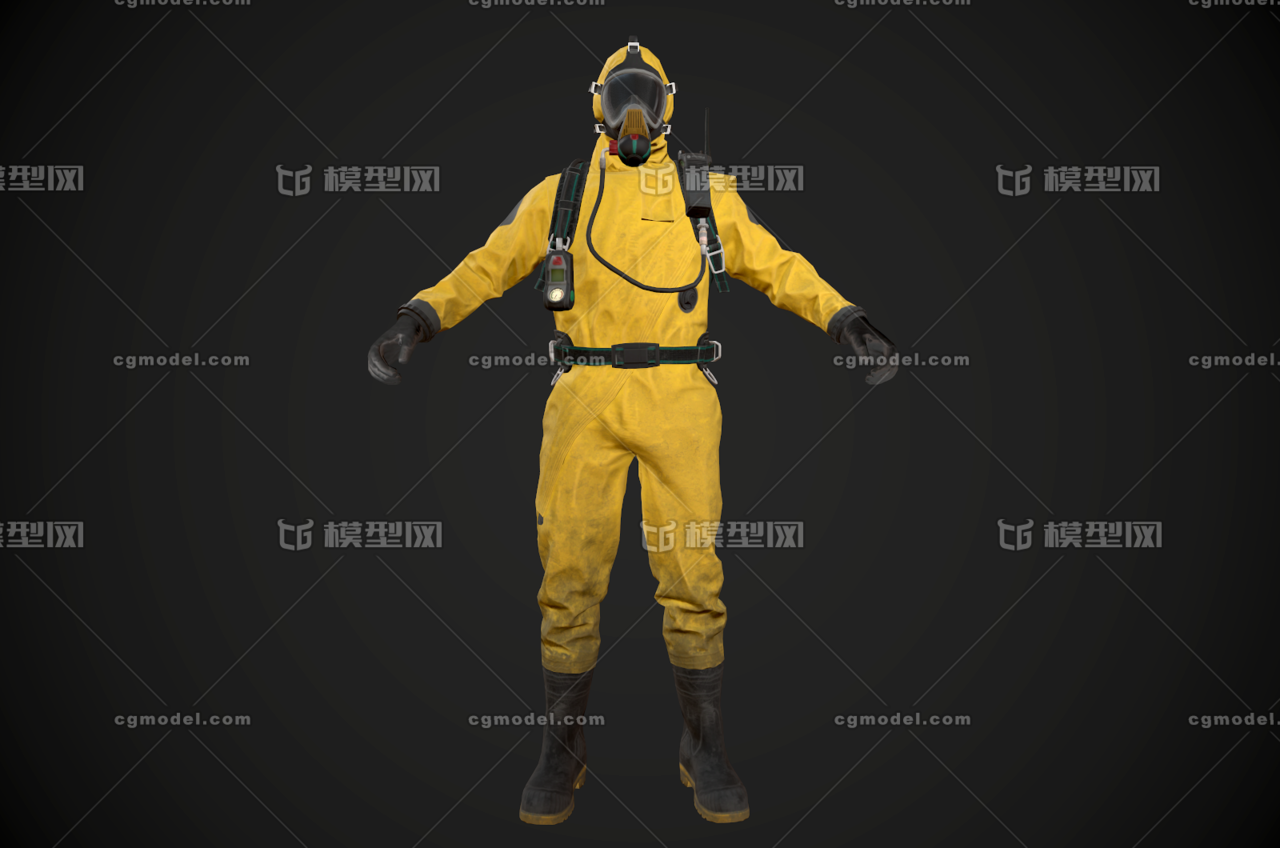 隔离服 防化服 氧气罐面罩 应急危机处理人员 核生化防护衣 安全服