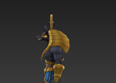 埃及死神阿努比斯_zyfox作品_人物异形怪物_cg模型网