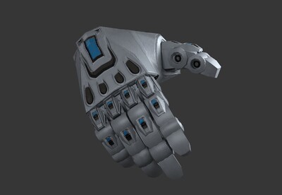 科幻机械手臂 次时代 机器人手 义肢 机器人手臂