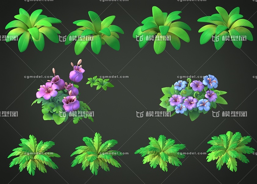 q版植物,卡通植物,森林,q版游戏,q版花,家园植物,家园花,奇花异草