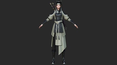 古装女侠 美女 美少女 武侠风 女侠 美人 女刺客 古代 汉服 古风人物
