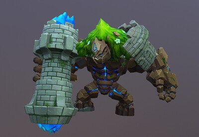 次世代 符灵石怪 【有动画】石头怪 stoneman 石妖