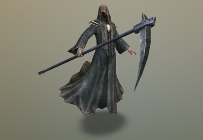带动画写实镰刀死神恶魔使者幽灵死亡之神