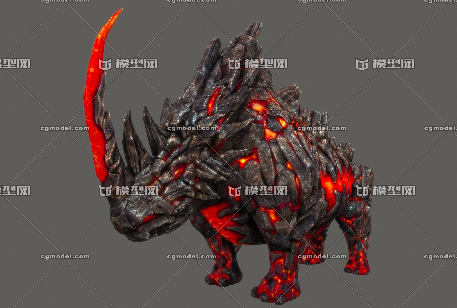 岩浆犀牛怪 次世代 犀牛怪物 赤炎犀牛 rhino