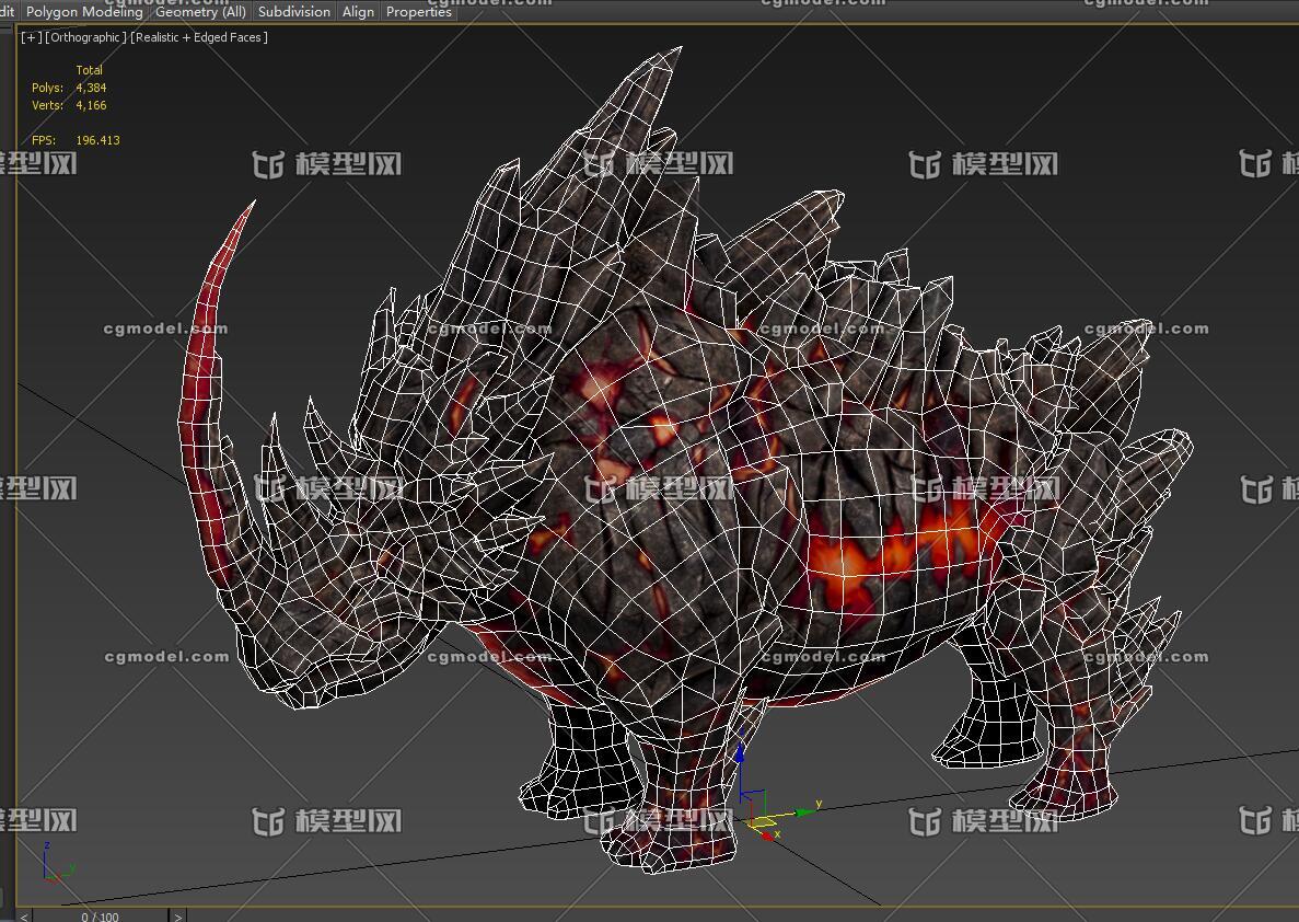 岩浆犀牛怪 次世代 犀牛怪物 赤炎犀牛 rhino