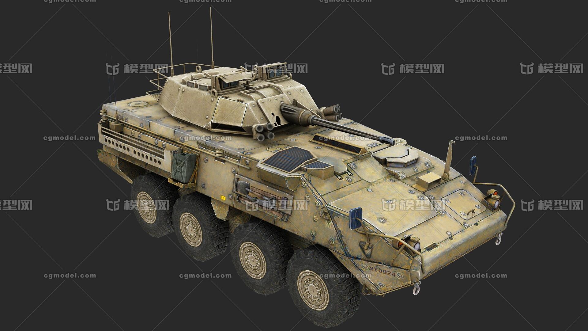 pbr stryker 美国斯特瑞克 斯特赖克 8x8装甲车 斯泰克装甲车 斯崔克