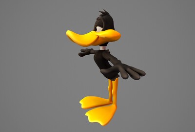 卡通 达菲鸭 daffyduck 大活鸭*卡通形象 动画角色 鸭子