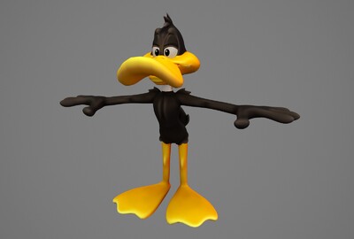 卡通 达菲鸭 daffyduck 大活鸭*卡通形象 动画角色 鸭子