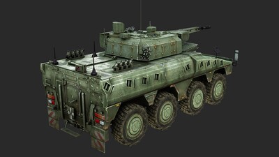 德国 拳击手装甲车 拳师犬装甲运兵车 apc 8x8装甲突击车 boxer