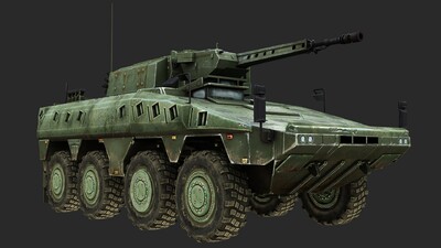 德国 拳击手装甲车 拳师犬装甲运兵车 apc 8x8装甲突击车 boxer