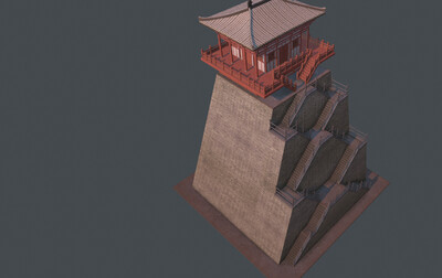 高台 古代建筑 古代房子 望月台 思乡台