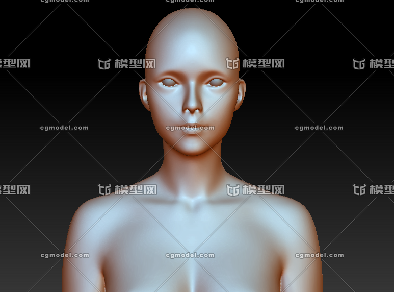 逼真东方女性人体3d模型图下载,身材丰满美女性素材医学高清图片下载