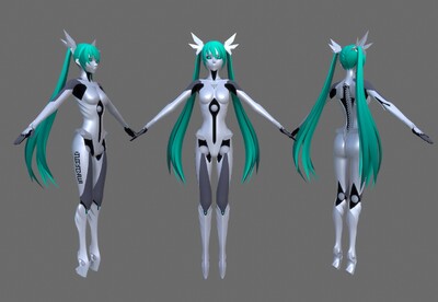 二次元科幻女机器人*未来人工智能 robot