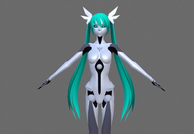 二次元科幻女机器人*未来人工智能 robot