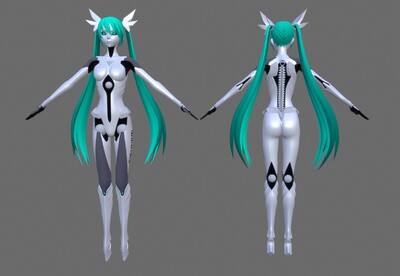二次元科幻女机器人*未来人工智能 robot