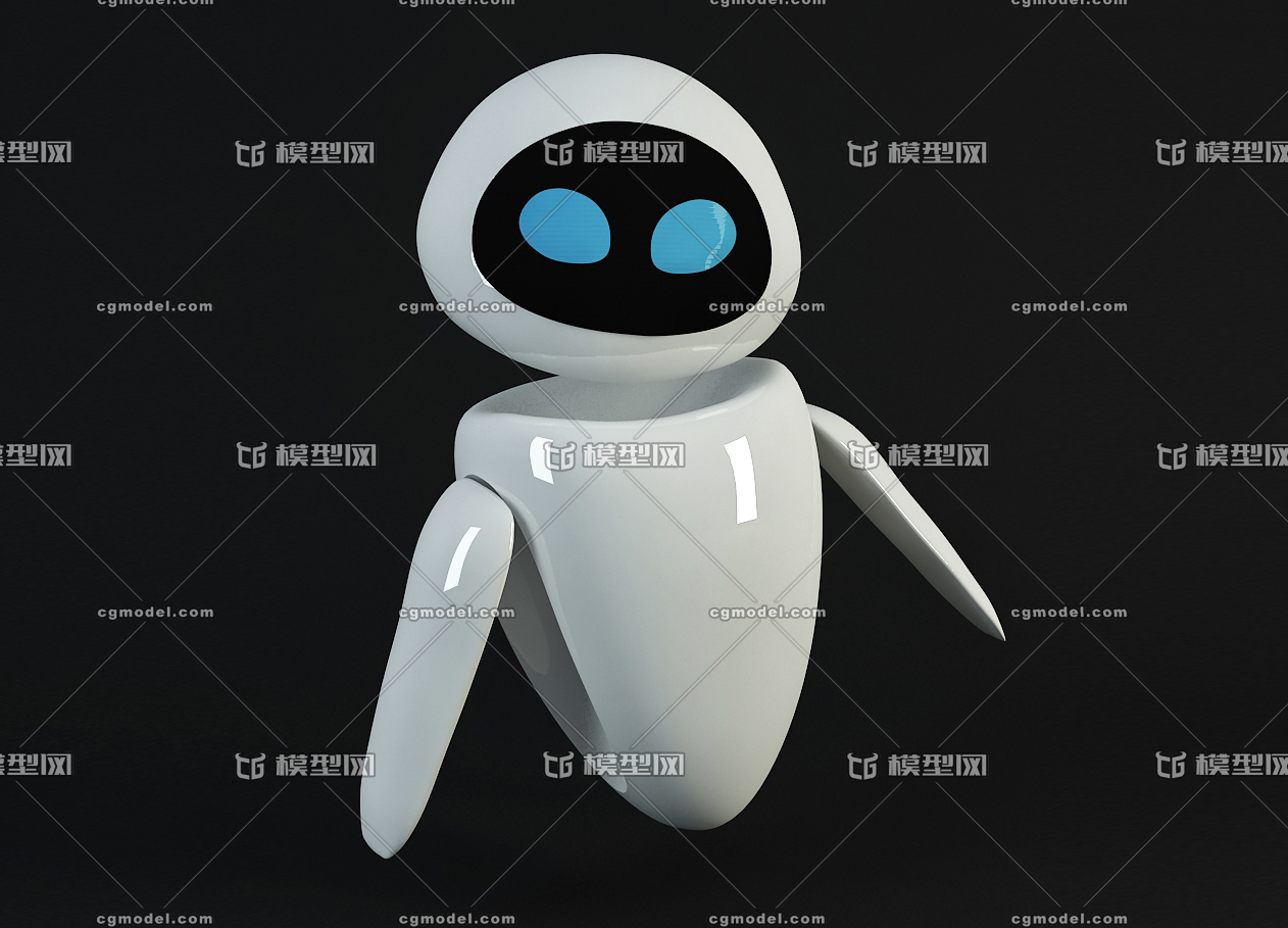 机器人eve伊娃 robot 卡通机器人智能机器人迎宾机器人监控机器人安防