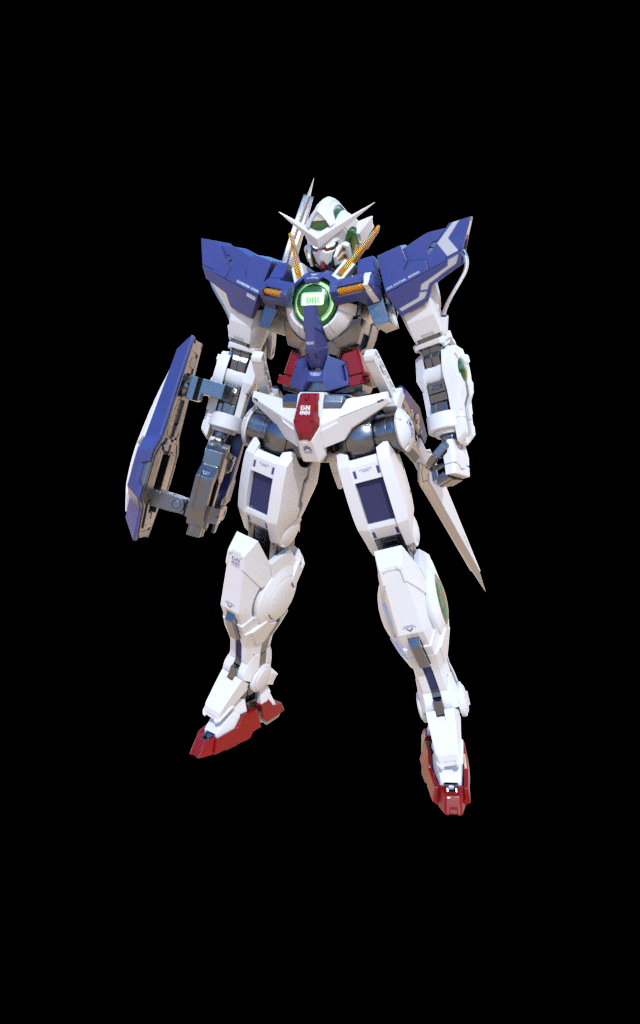 mb样式能天使七剑 雪崩突进型!gn001/hs-a01 gundam avalanche