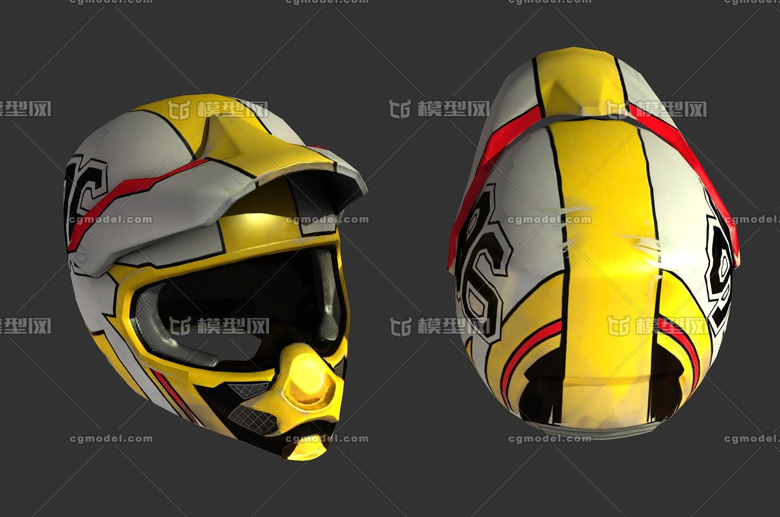 次世代 写实 摩托车头盔 电动车头盔 赛车机车头盔 炫酷头盔 安全盔